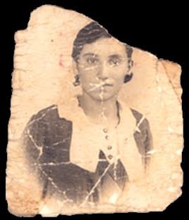 Vecchia foto rovinata — prima