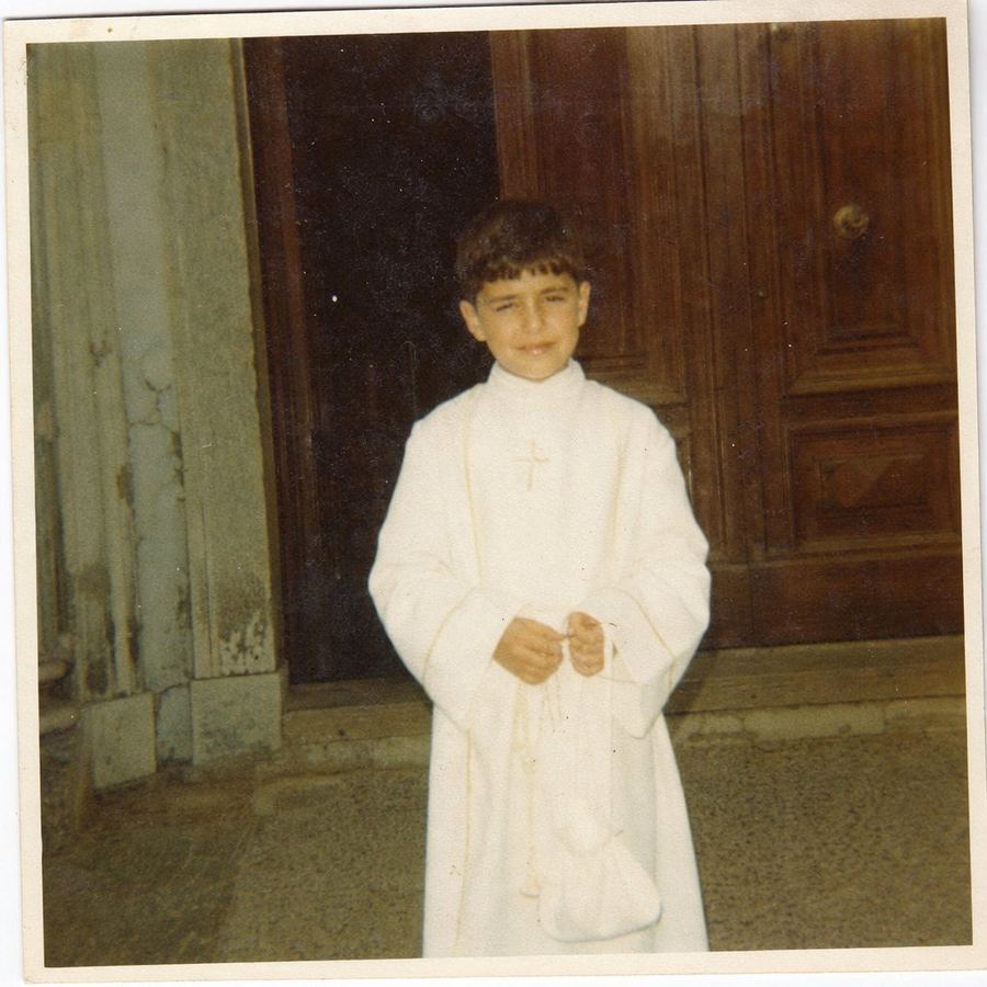 Foto di comunione sbiadita